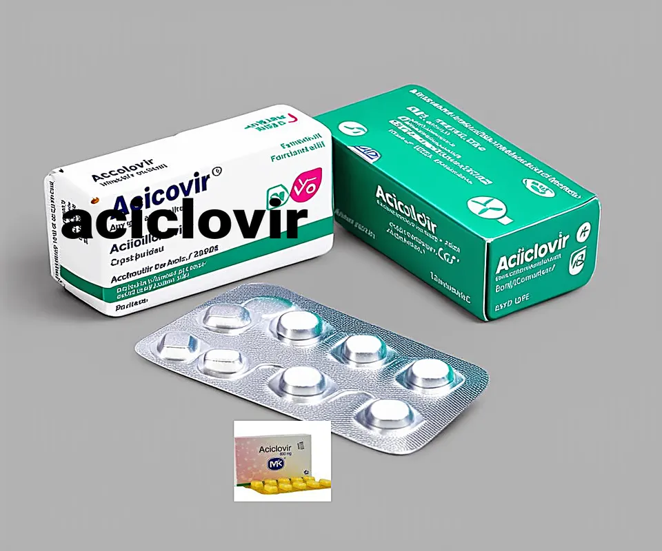 Aciclovir se vende con receta